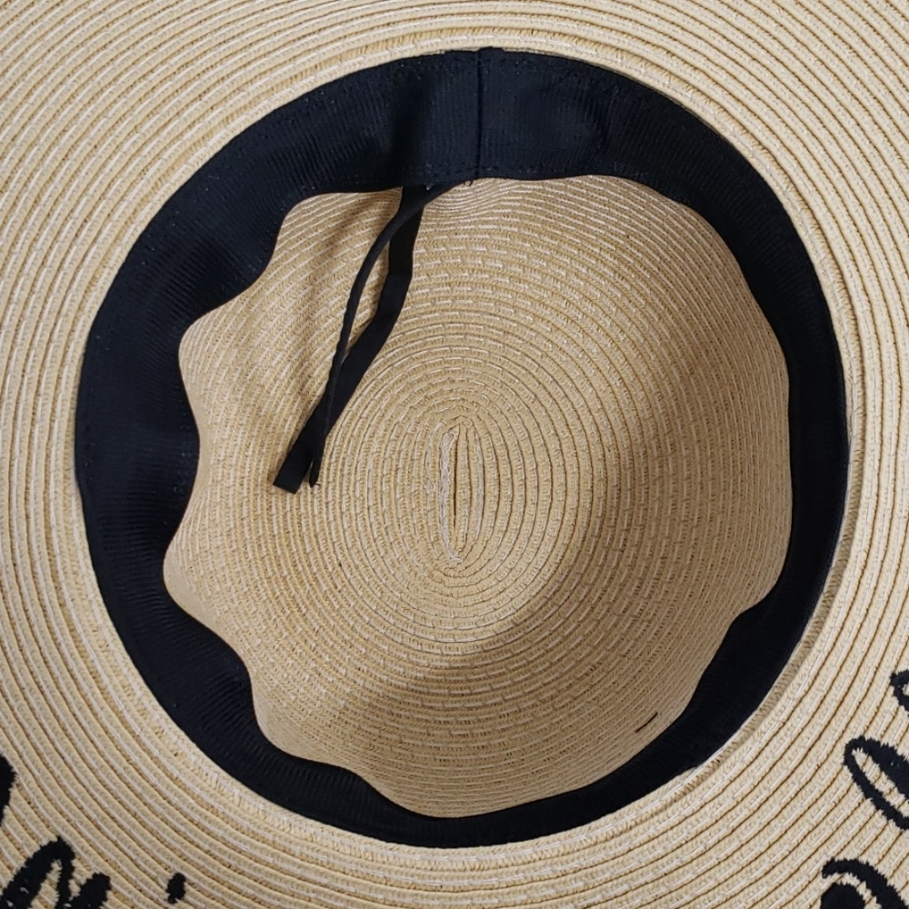 Fun Floppy Sun Hat, Hello 🌞Sunshine🌞 - Picture 3 of 3
